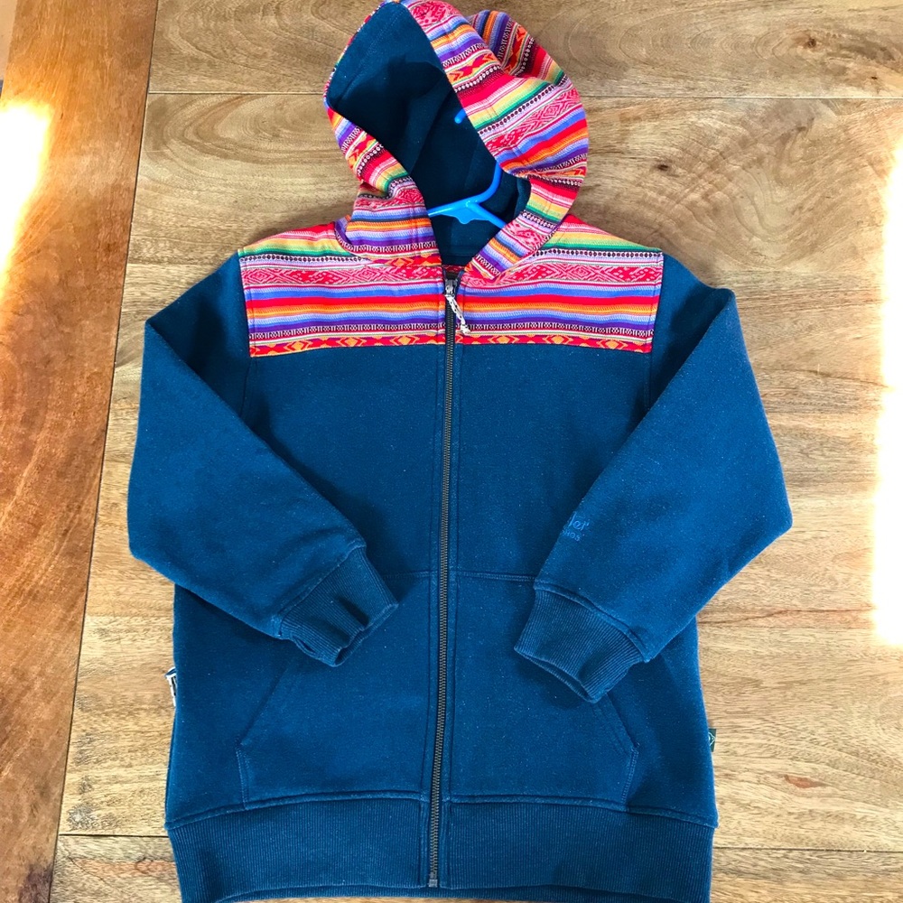 Howler Bros Kids XL zippered jacket.
